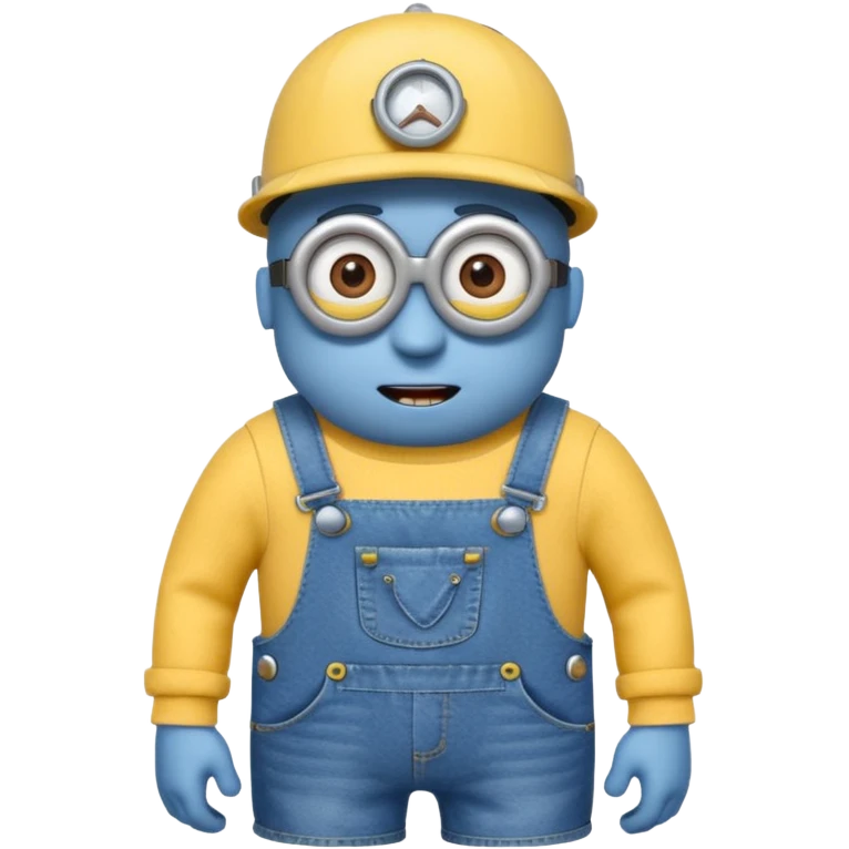 blue skin minion emoji