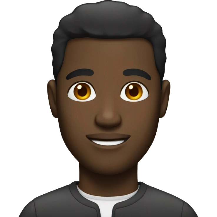 black man emoji