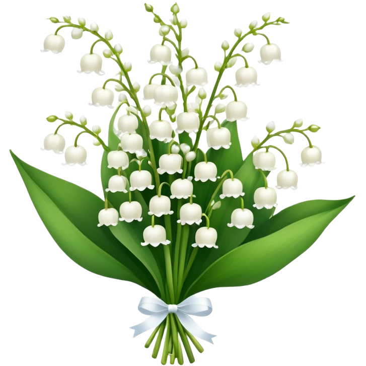 lily of the valley flower bouquet  emoji