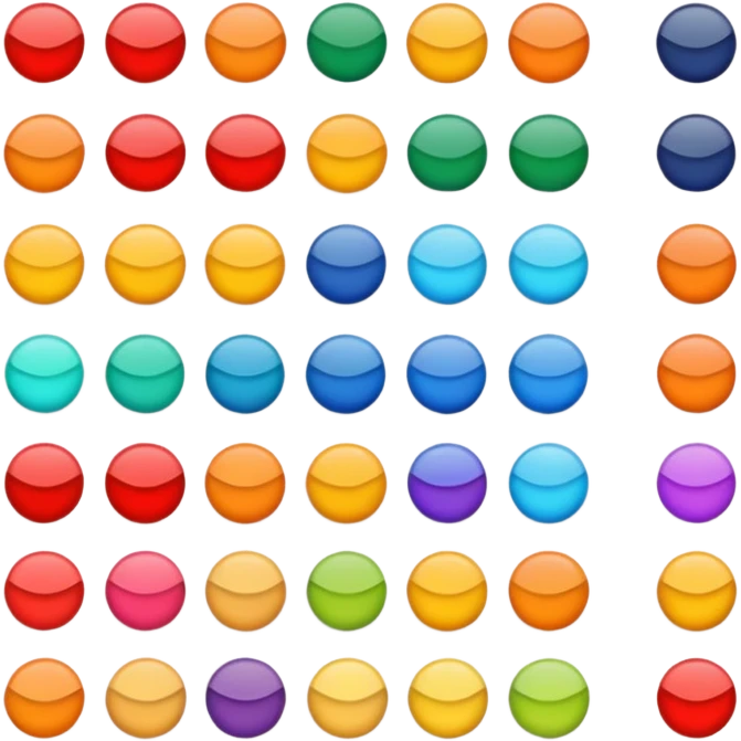 color catalog, palette emoji