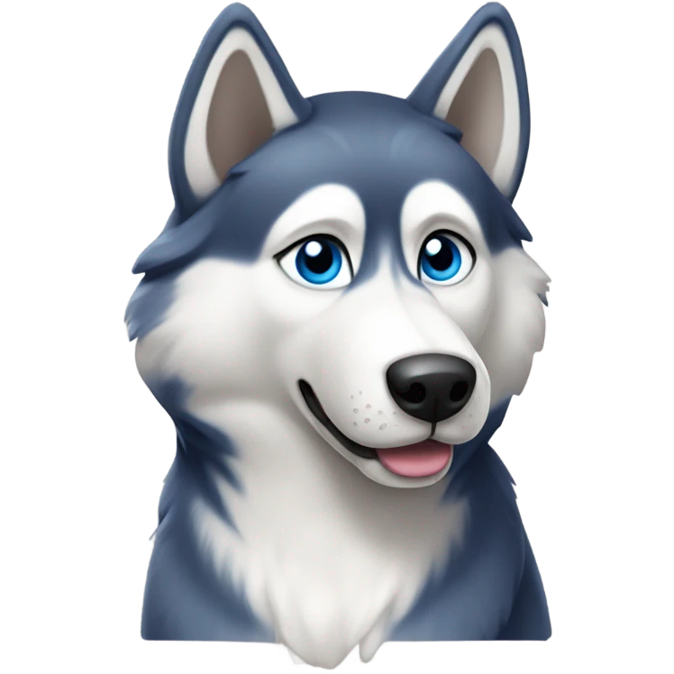 Standing husky emoji