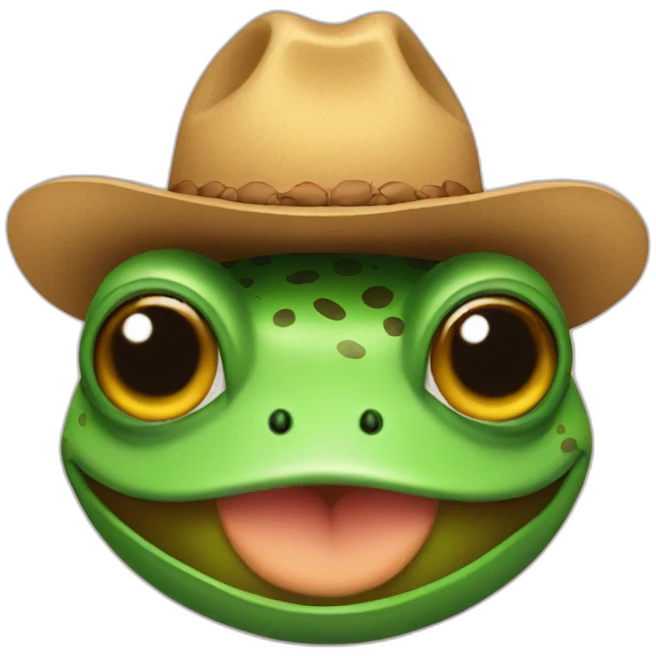 frog cowboy lgbt emoji
