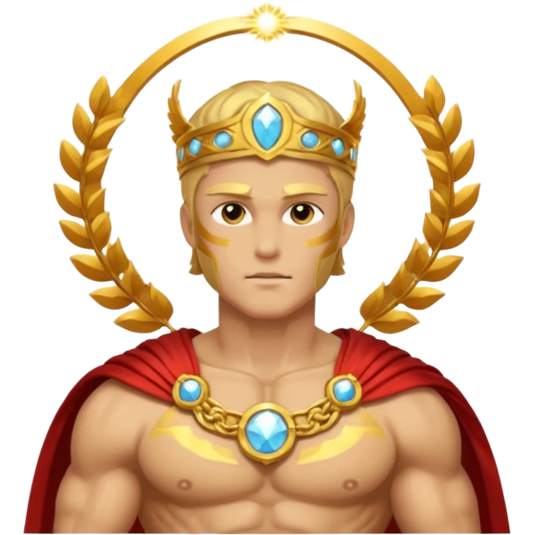 The image of Sol Invictus, God from Roman Aurelian cult emoji