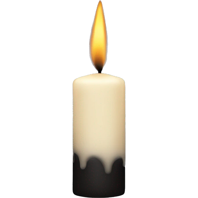 Black candle emoji