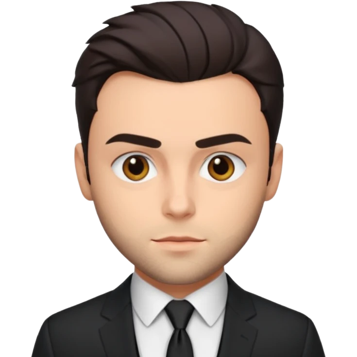 Jack Falahee with suit emoji