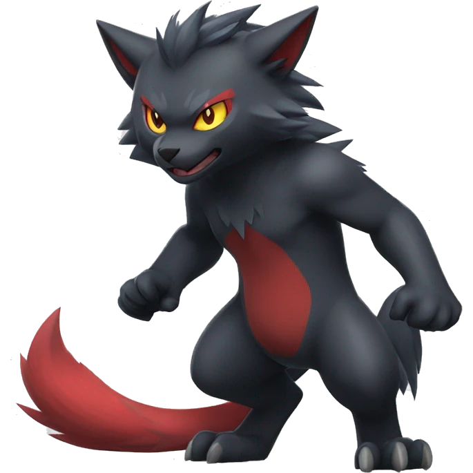 Litten-Zoroark full body emoji