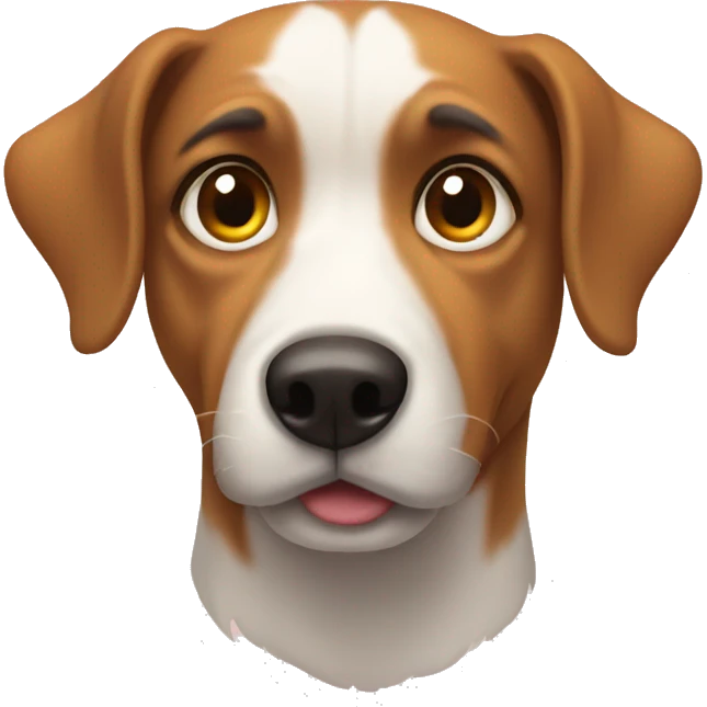 Dog side eyeing  emoji