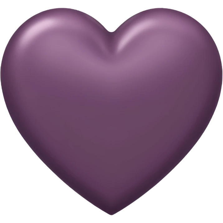 Dark mauve heart emoji