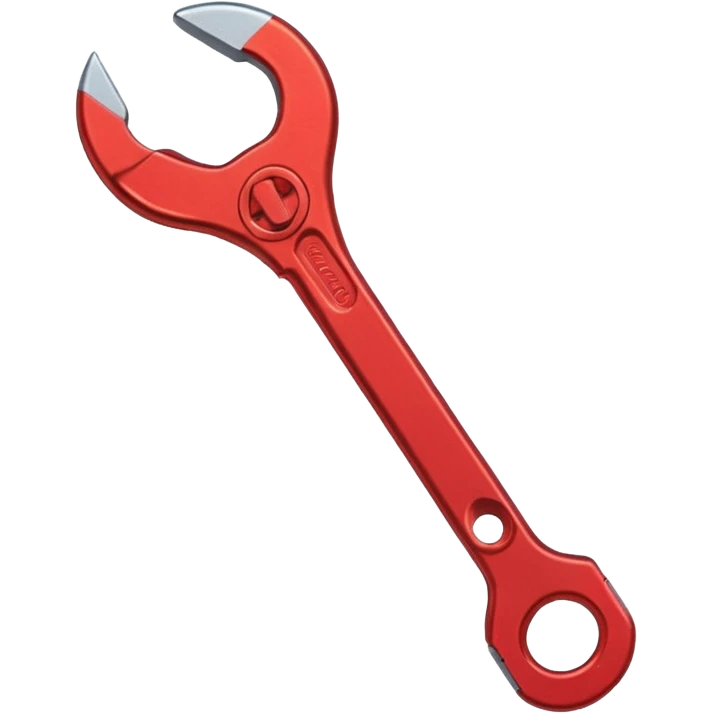 Red wrench emoji