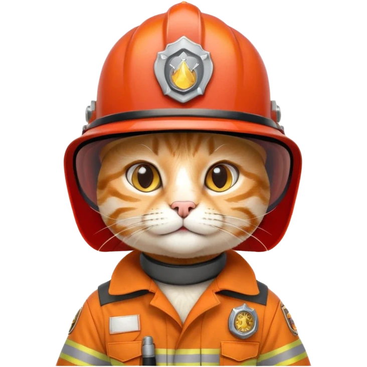 fireman cat emoji