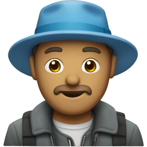 un homme qui tend une carte Rivers de UNO emoji