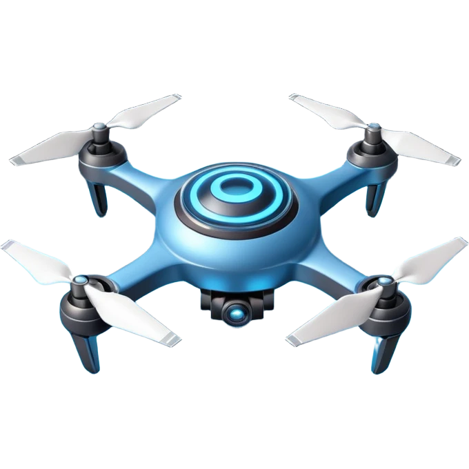 advanced space survey drone object icon, sleek sci-fi drone with holographic scanner, neon blue energy ring, futuristic tech details, 3D cartoon, mobile game icon style, centered, clean background, no text, no watermark
 
 emoji