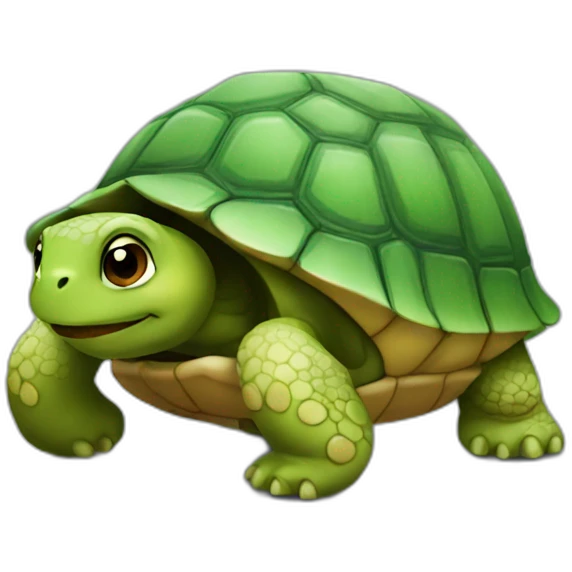Chat sur tortue emoji