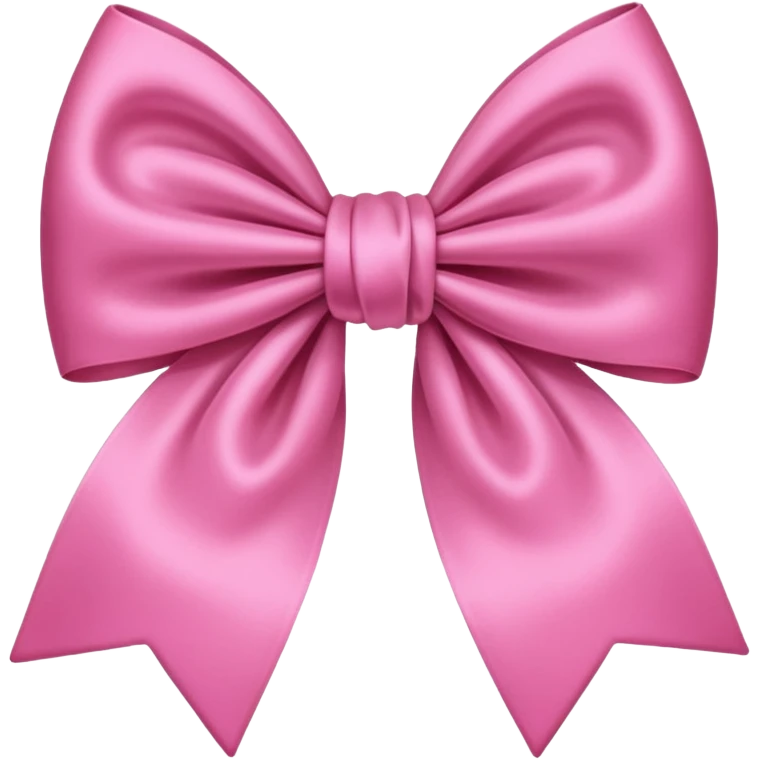 Pink bow emoji