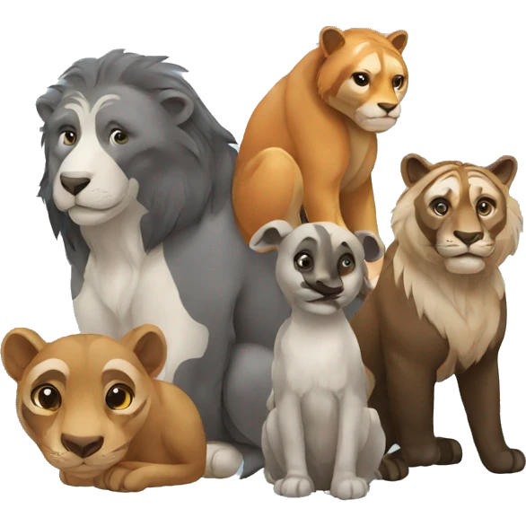 group of animals emoji