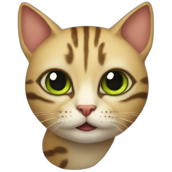 Lizard cat emoji