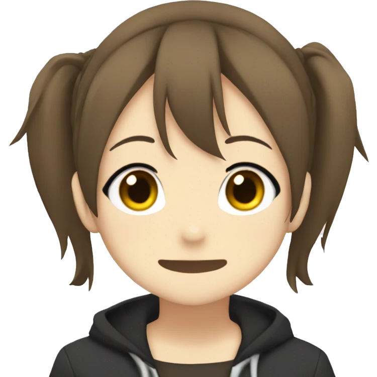 yui from the anime "k-on" emoji