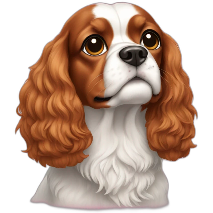 Cavalier dog emoji