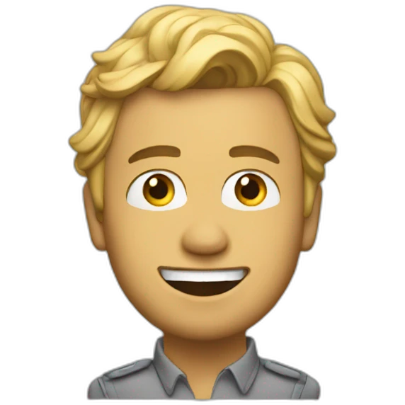the driving crooner emoji