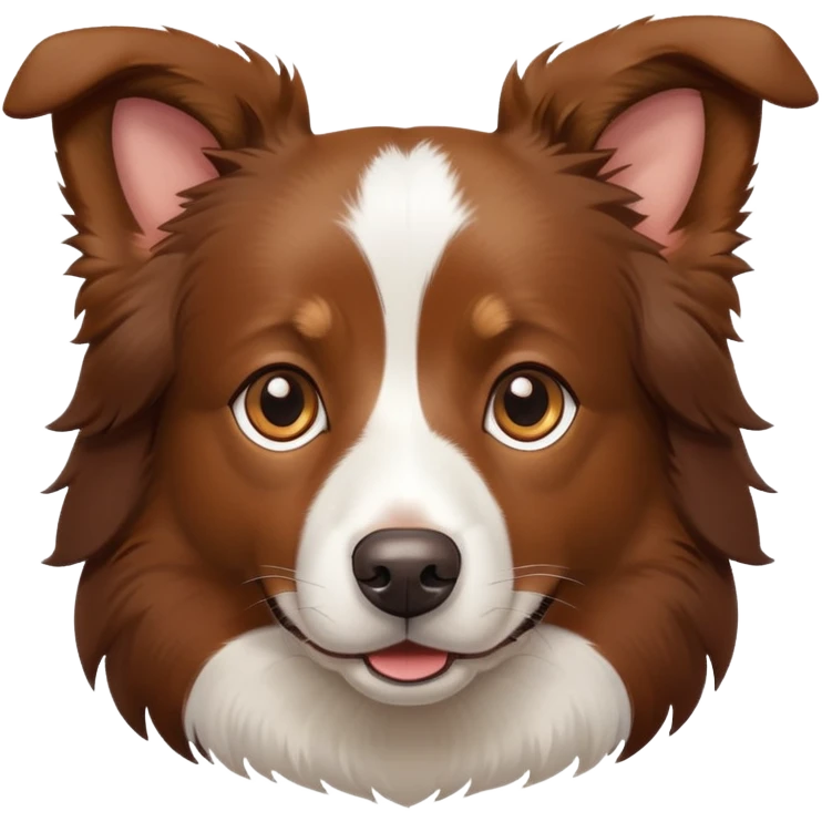 Brown Border Collie emoji