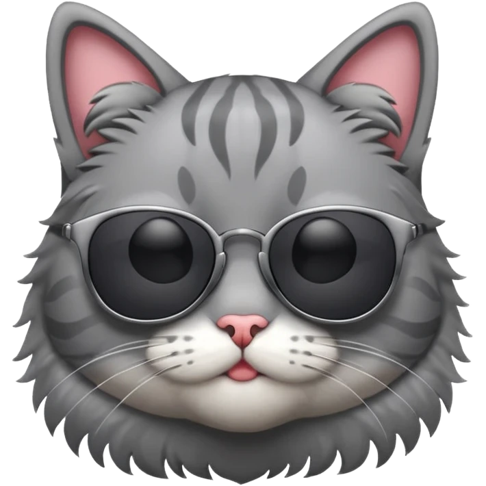 Cat wearing sunglasses emoji