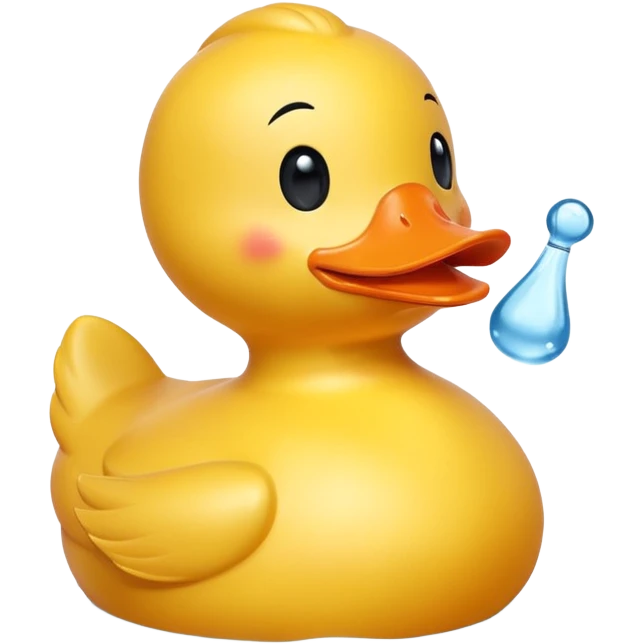 Drunk and high rubber duck emoji