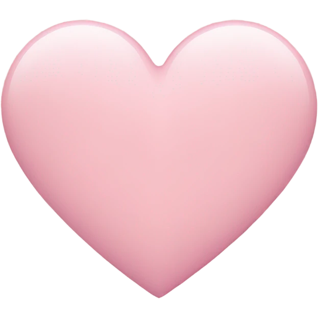light pink heart emoji