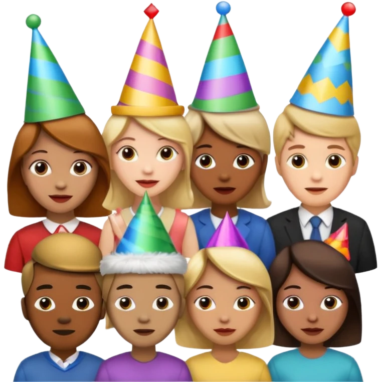 people with hats emoji