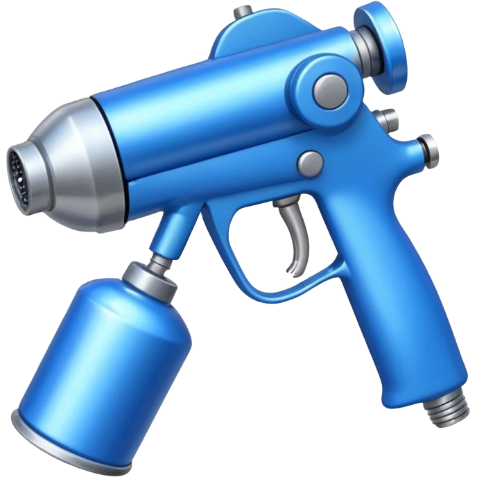 Blue Spray Gun emoji