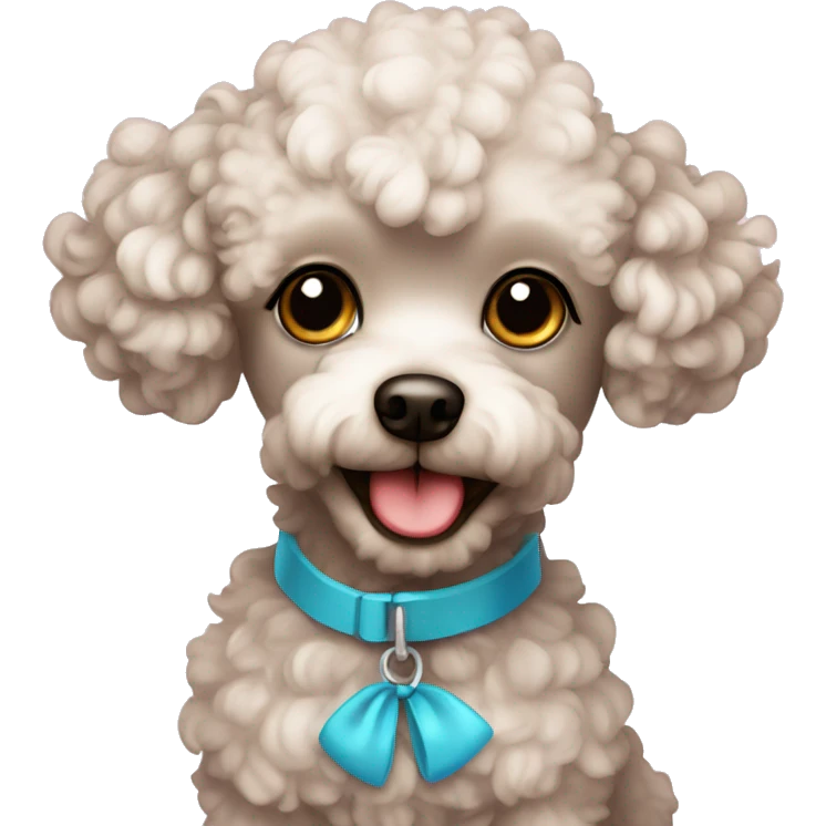 Toy party poodle  emoji