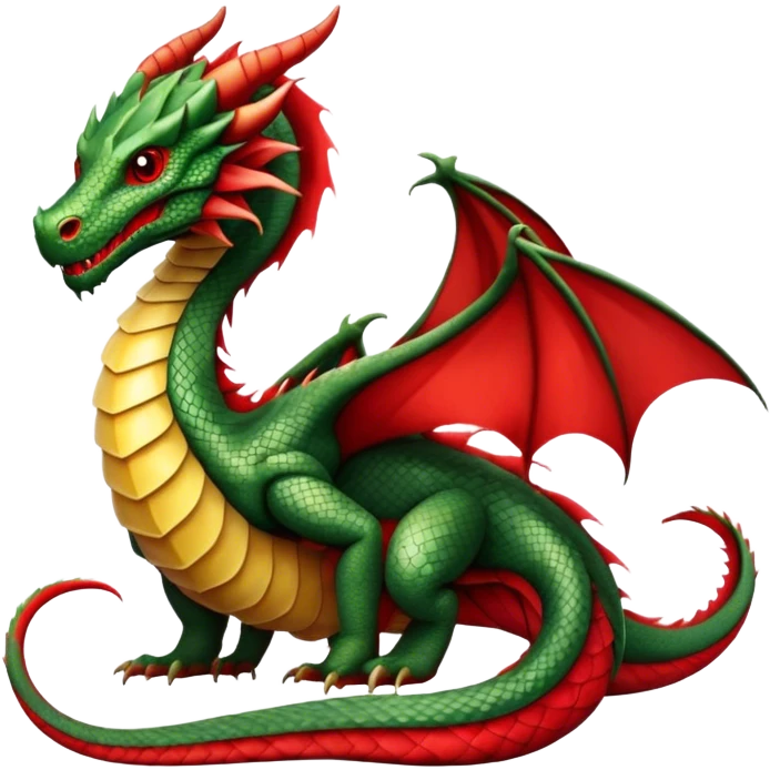red Dragon Full Body emoji