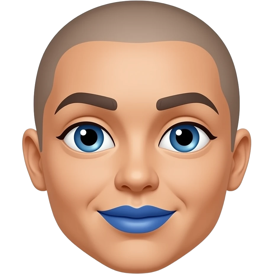 blue makeup emoji emoji