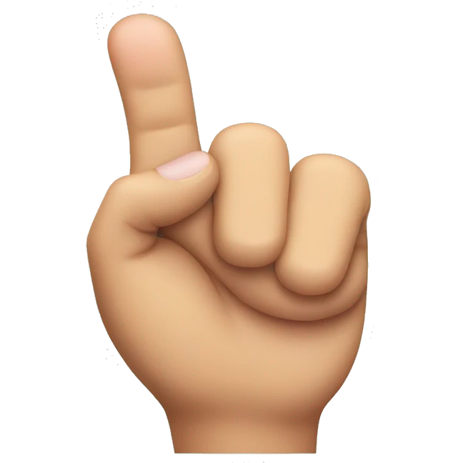 thumb with dislike face emoji