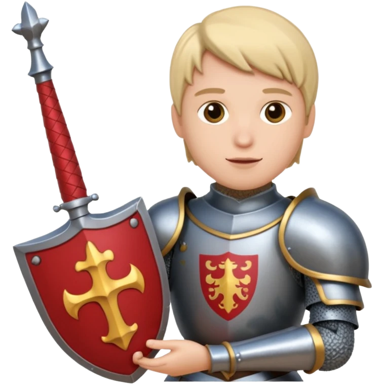 Player holding a knight emoji