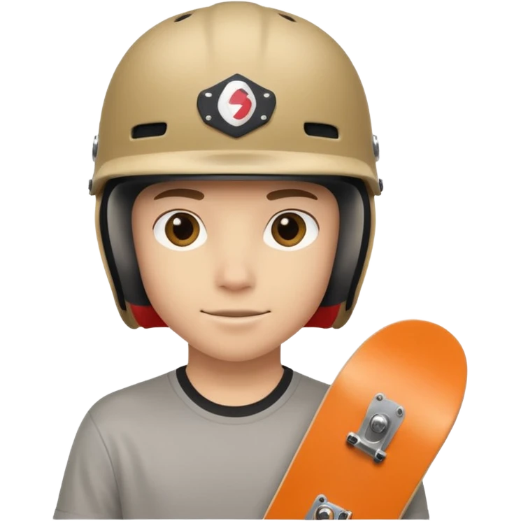 Skateboarder mugshot emoji