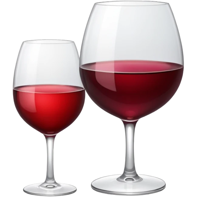 Genera un emoji de un corazón blanco con vino tinto , sencillo y lindo  emoji