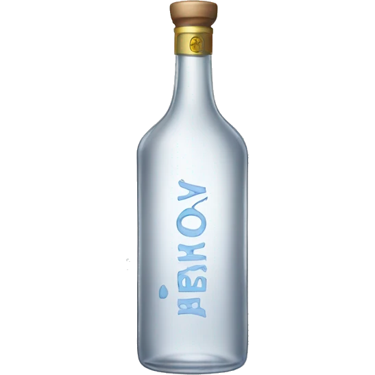 vodka bottle emoji