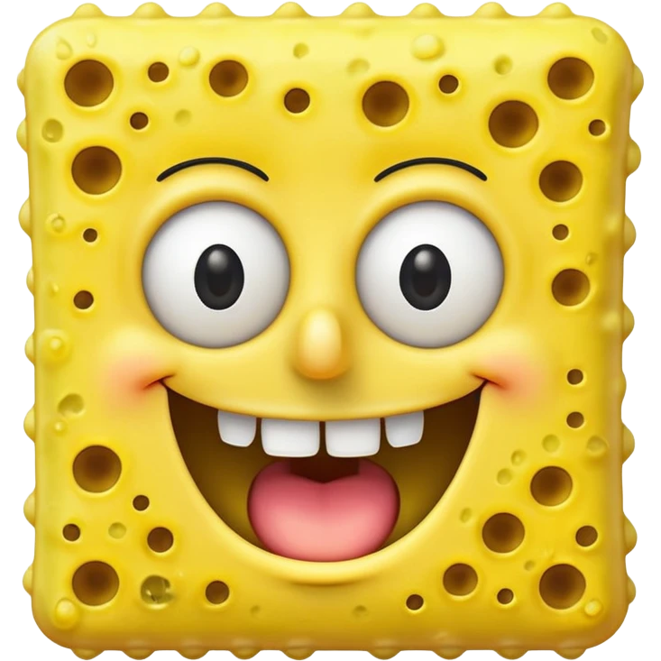 spongebob smiling with teeth emoji
