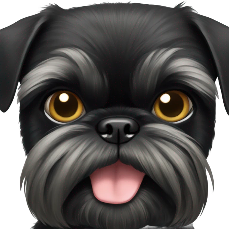 Black Brussels Griffon emoji