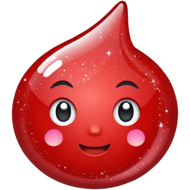red glitter setor emoji