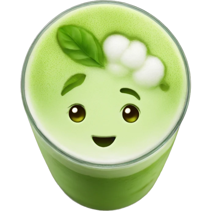 matcha latte iced emoji