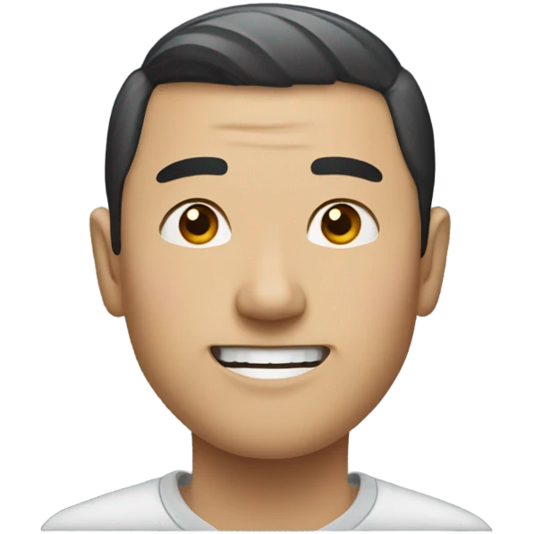 My friend Harley as a Chinese man emoji