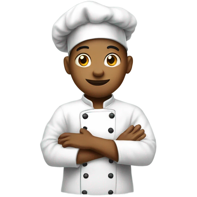 Chef boy kiss hand emoji