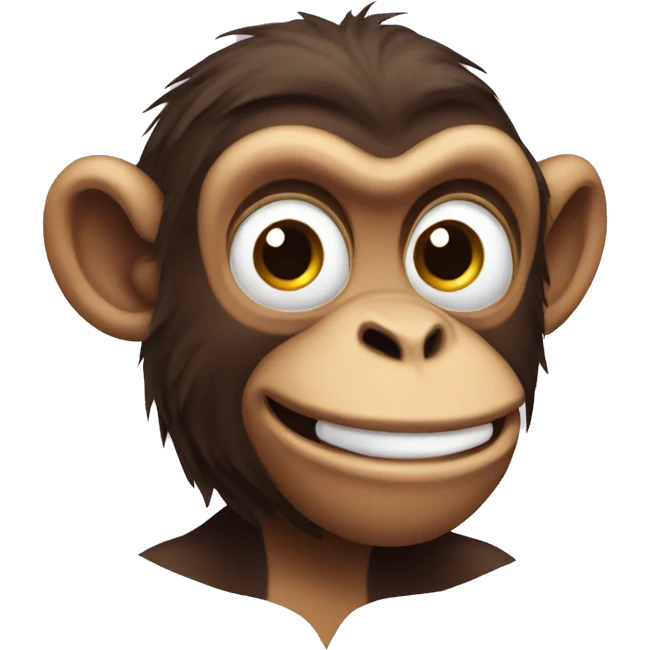 Silly monkey emoji