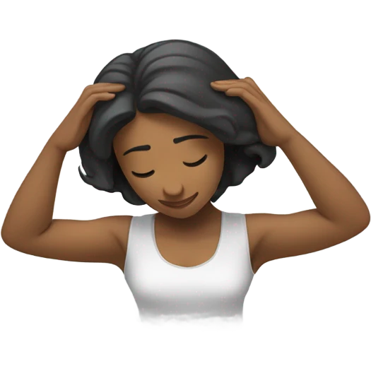 A woman bowing down  emoji