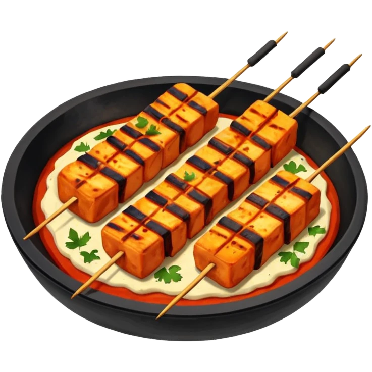 Panner tikka make it realistic  emoji