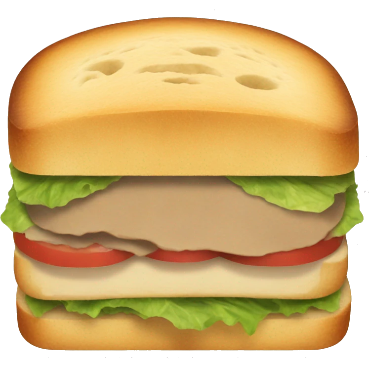 a sandwich with no bread emoji