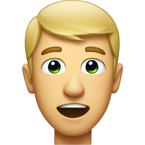 Guy poking head out of toilet  emoji