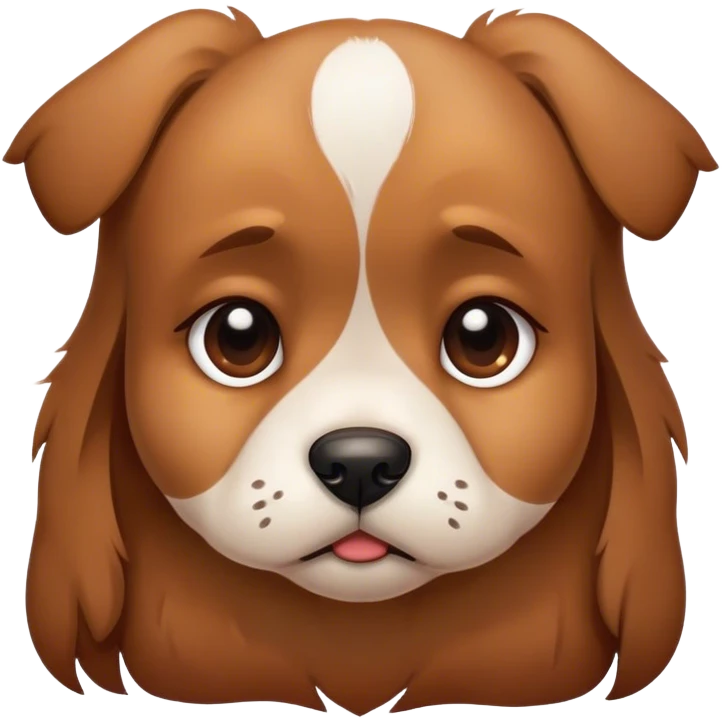 Sad puppy emoji