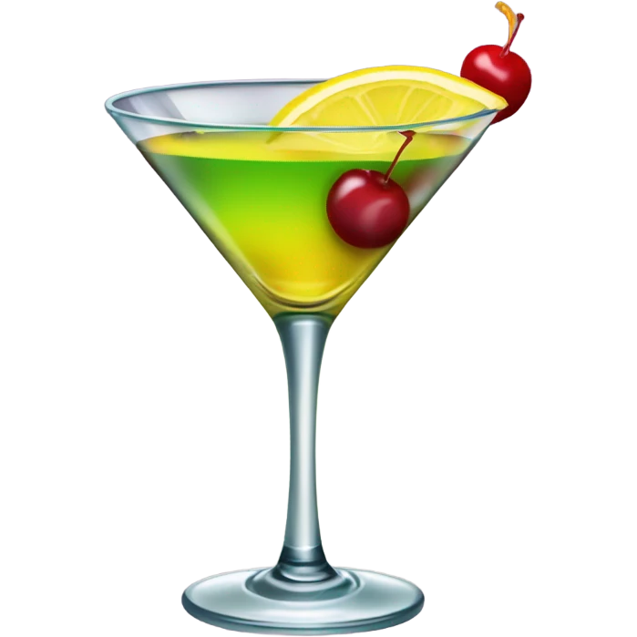 Pretty cocktail in martini glass emoji